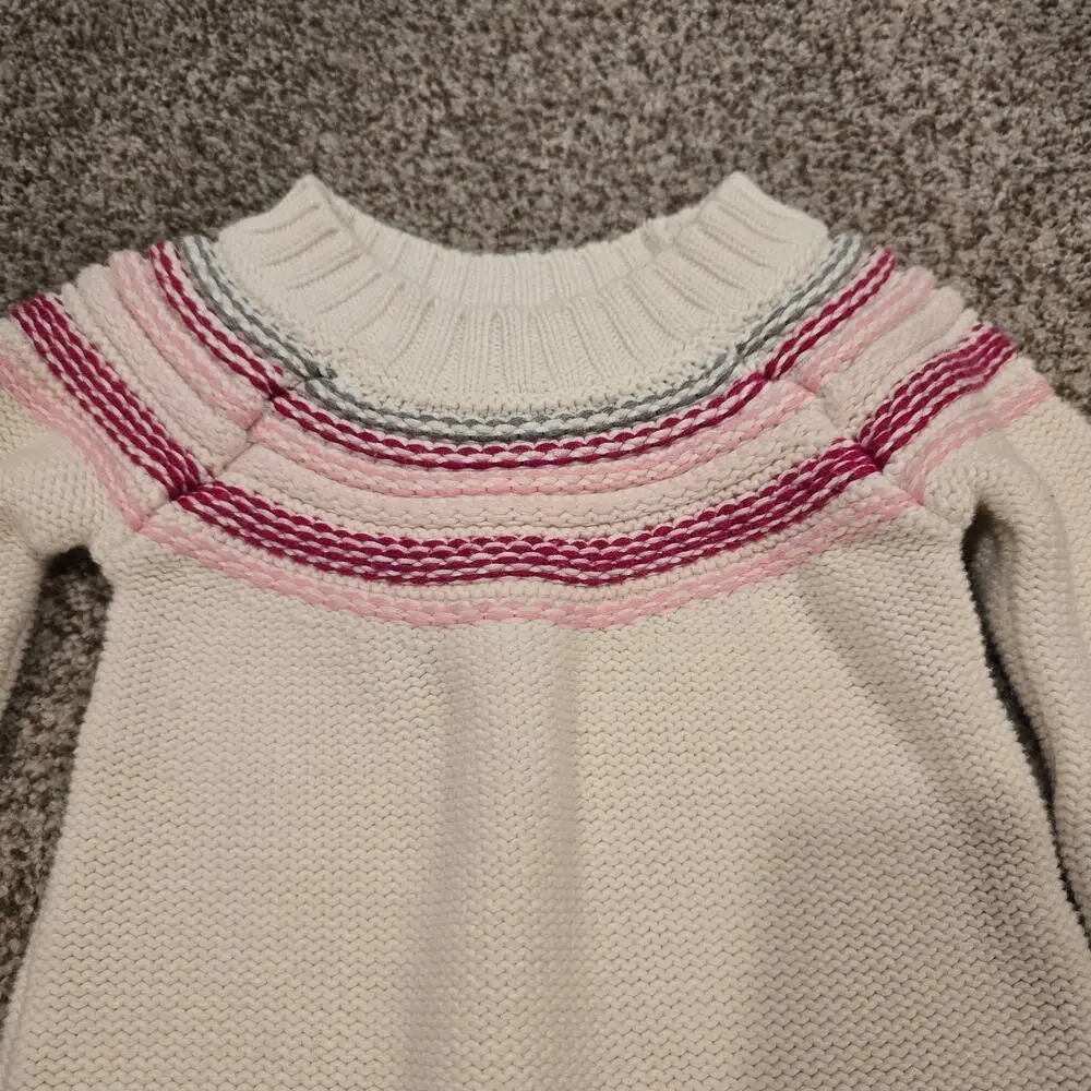 Girl's Baby Gap Cream Sweater Dress | Size 4